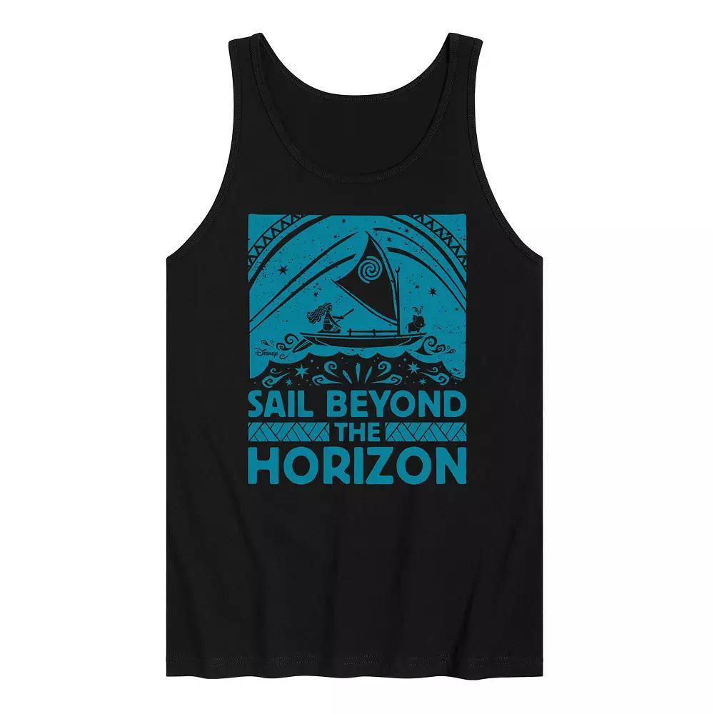 Disneys Moana Mens Sail Beyond Horizon Graphic Tank Top Product Image