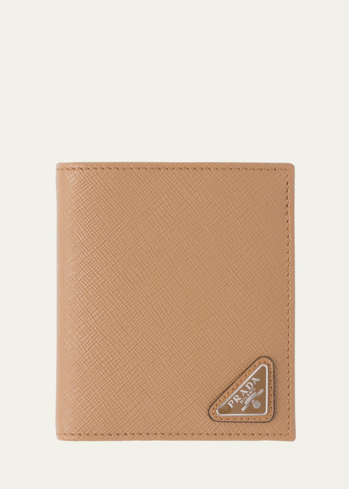 Mens Saffiano Leather Wallet Product Image