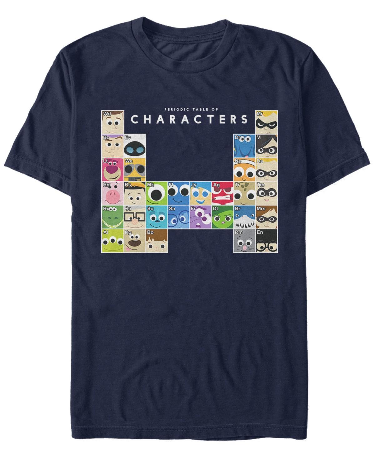 Men's Disney Pixar Periodic Table Of Characters Tee, Size: Medium, Royal Product Image