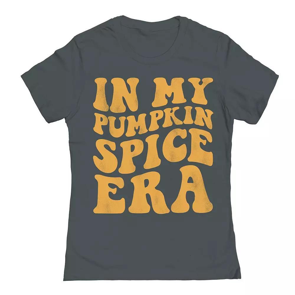 Junior's Grayson Threads by Tai Apparel Pumpkin Era Spice Graphic Tee, Women's, Size: XXL, Heavy Grey Product Image