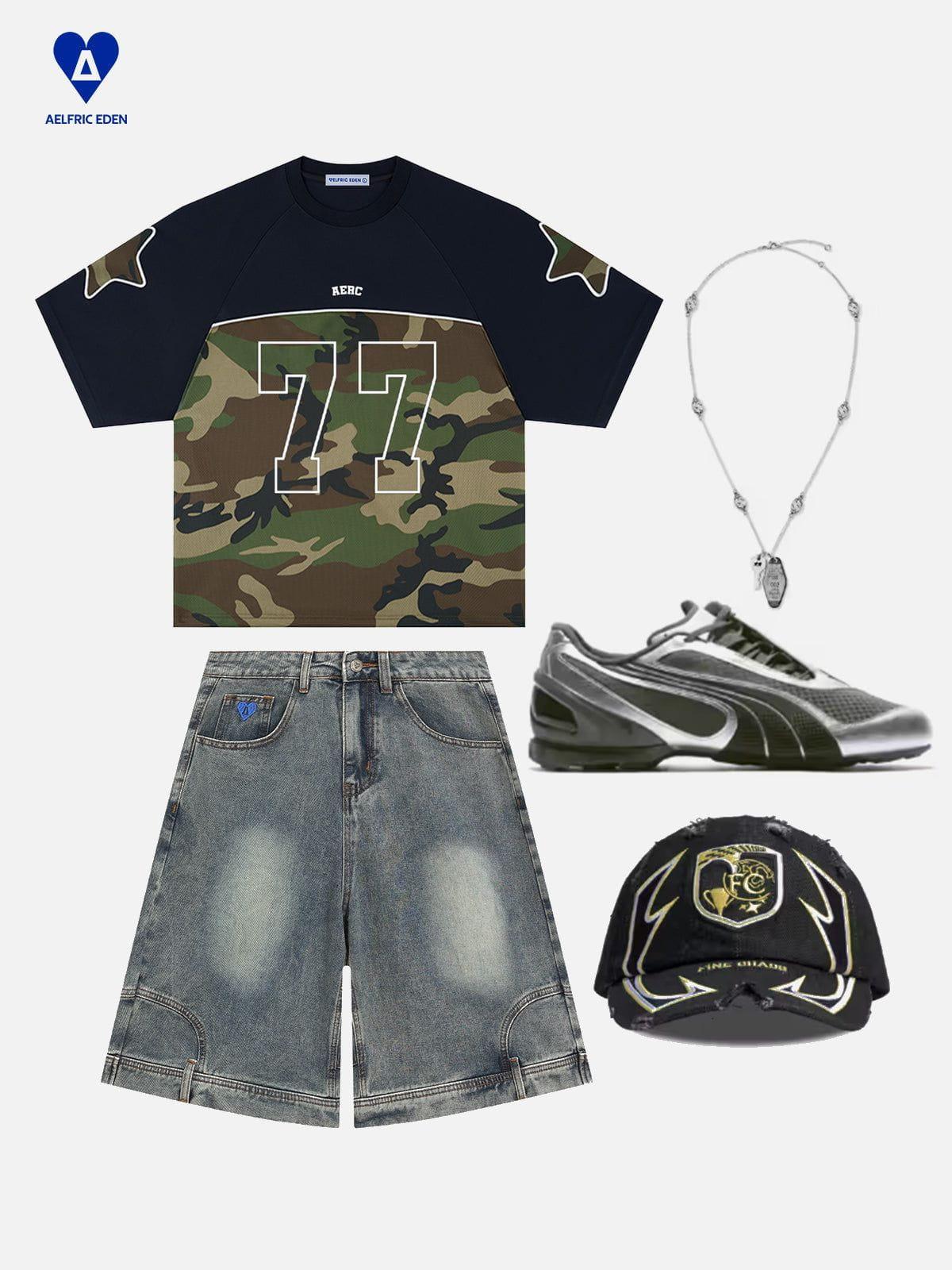 Aelfric Eden 77 Camouflage Patchwork Jersey Product Image