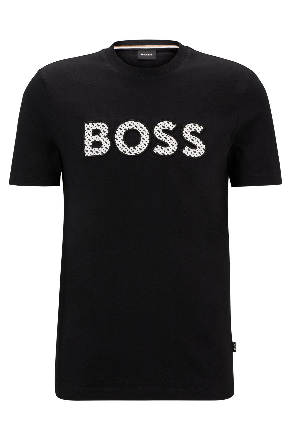 Cotton-jersey T-shirt with logo detail Product Image