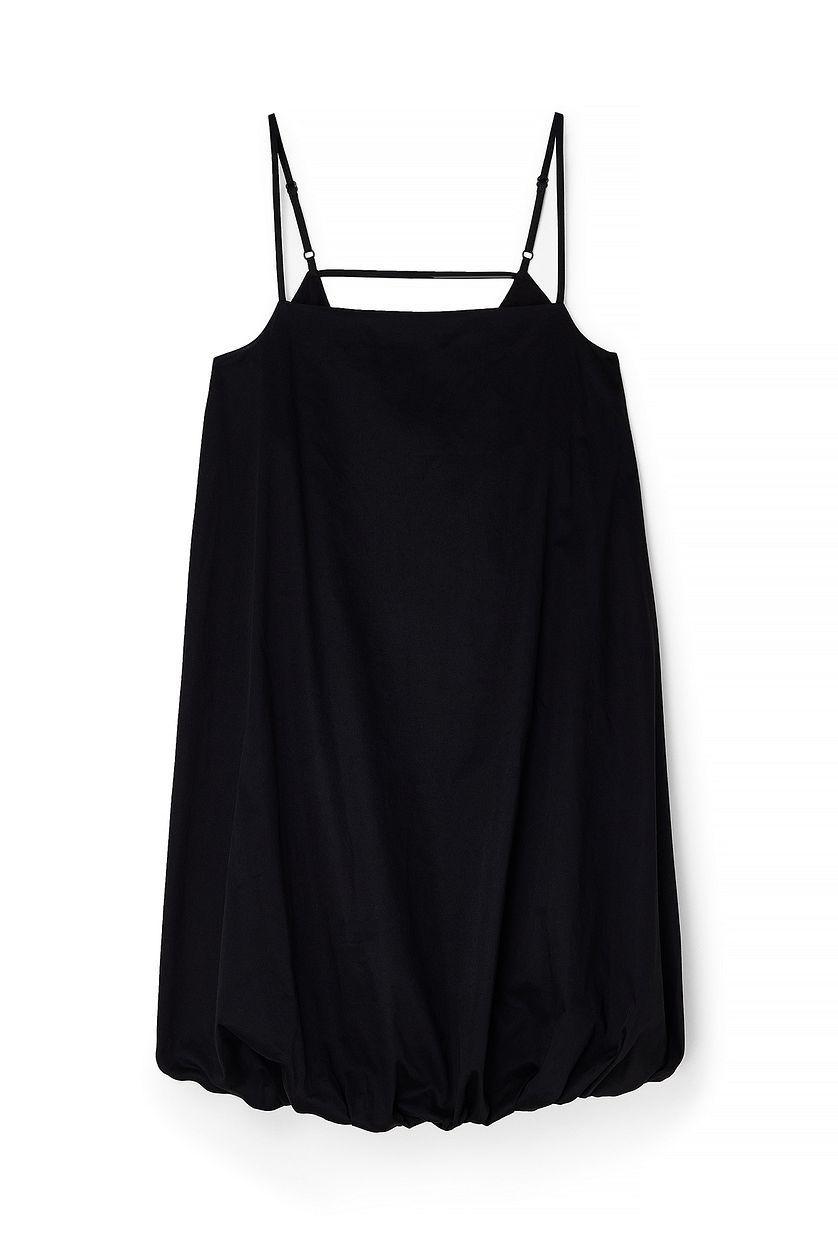 Thin Strap Volume Skirt Mini Dress Product Image