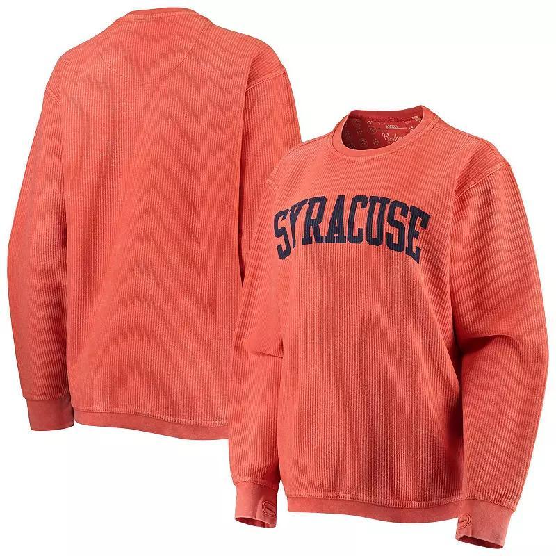 Womens Pressbox Syracuse Comfy Cord Vintage Wash Basic Arch Pullover Sweatshirt Product Image