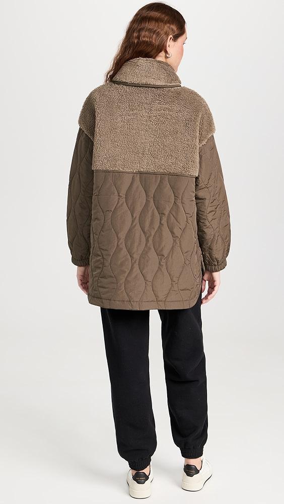 Varley Derry Quilt Sherpa Jacket | Shopbop Product Image