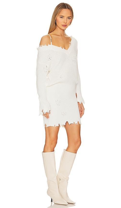 SER.O.YA Maude Sweater Dress in Black - Black. Size S (also in L, M). Product Image