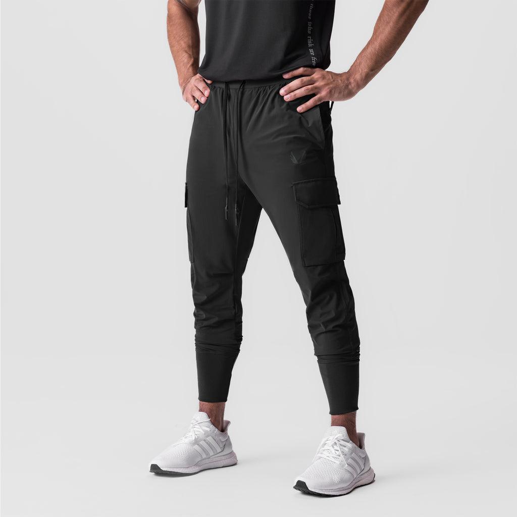 0825. Tetra-Lite® Cargo High Rib Jogger - Black "Reflective" Product Image