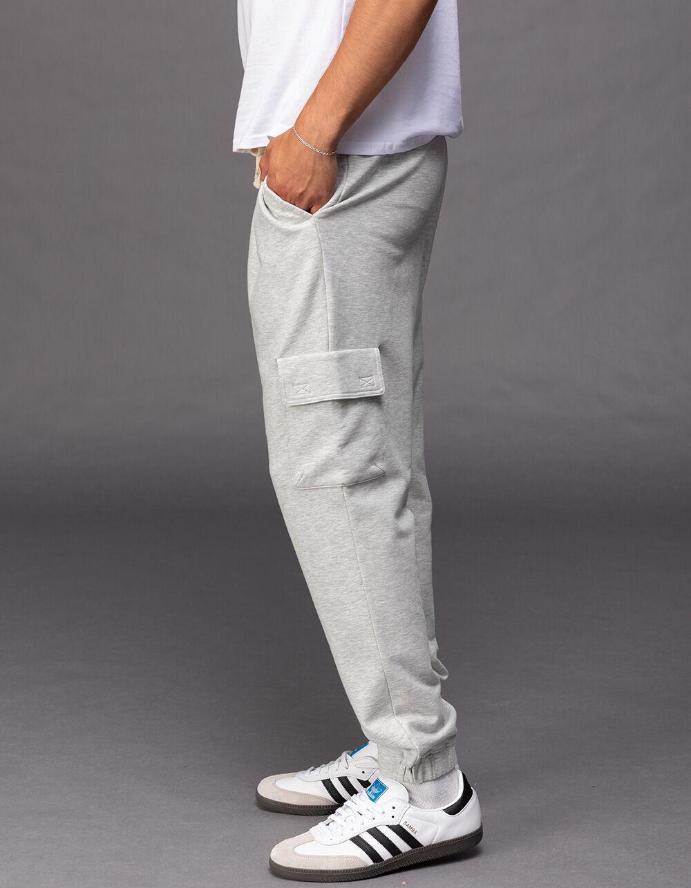RSQ Mens Fleece Cargo Jogger Sweatpants Product Image