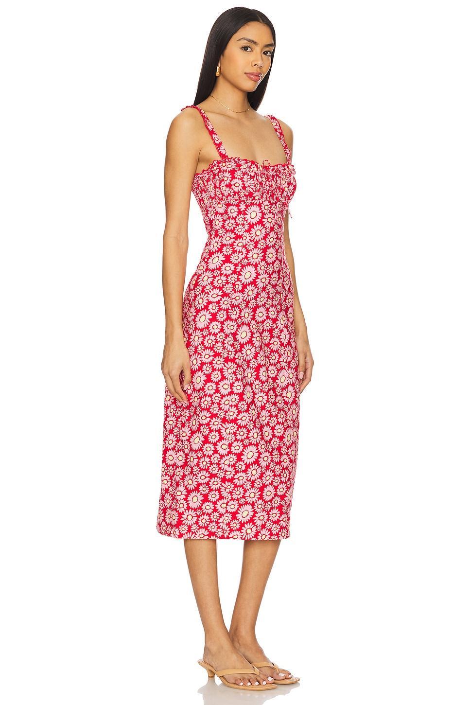 Lucinda Printed Midi Dress Free People Product Image