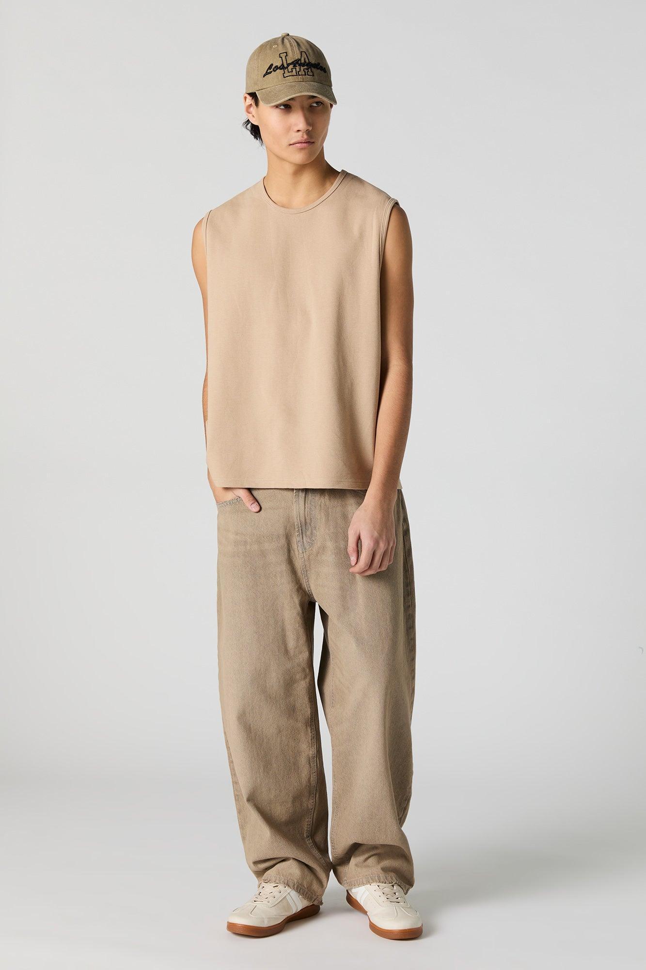 Solid Boxy Tank Male Product Image