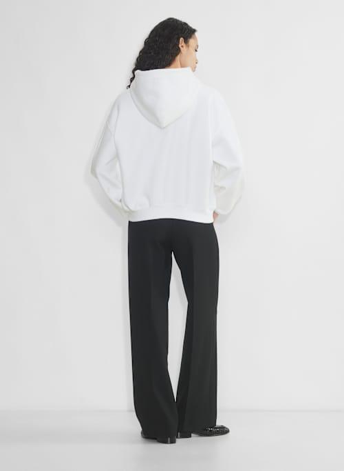 cozy fleece mega drop shoulder hoodie Product Image