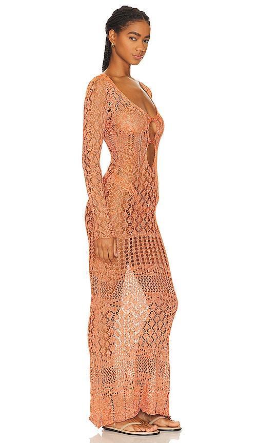 X Revolve Long Sleeve Crochet Maxi Dress SNDYS Product Image