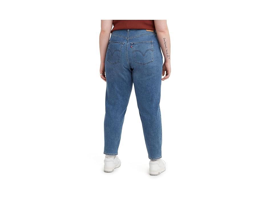 Levi's(r) Womens High-Waisted Mom Jeans (Medium Indigo Worn In) Women's Jeans Product Image