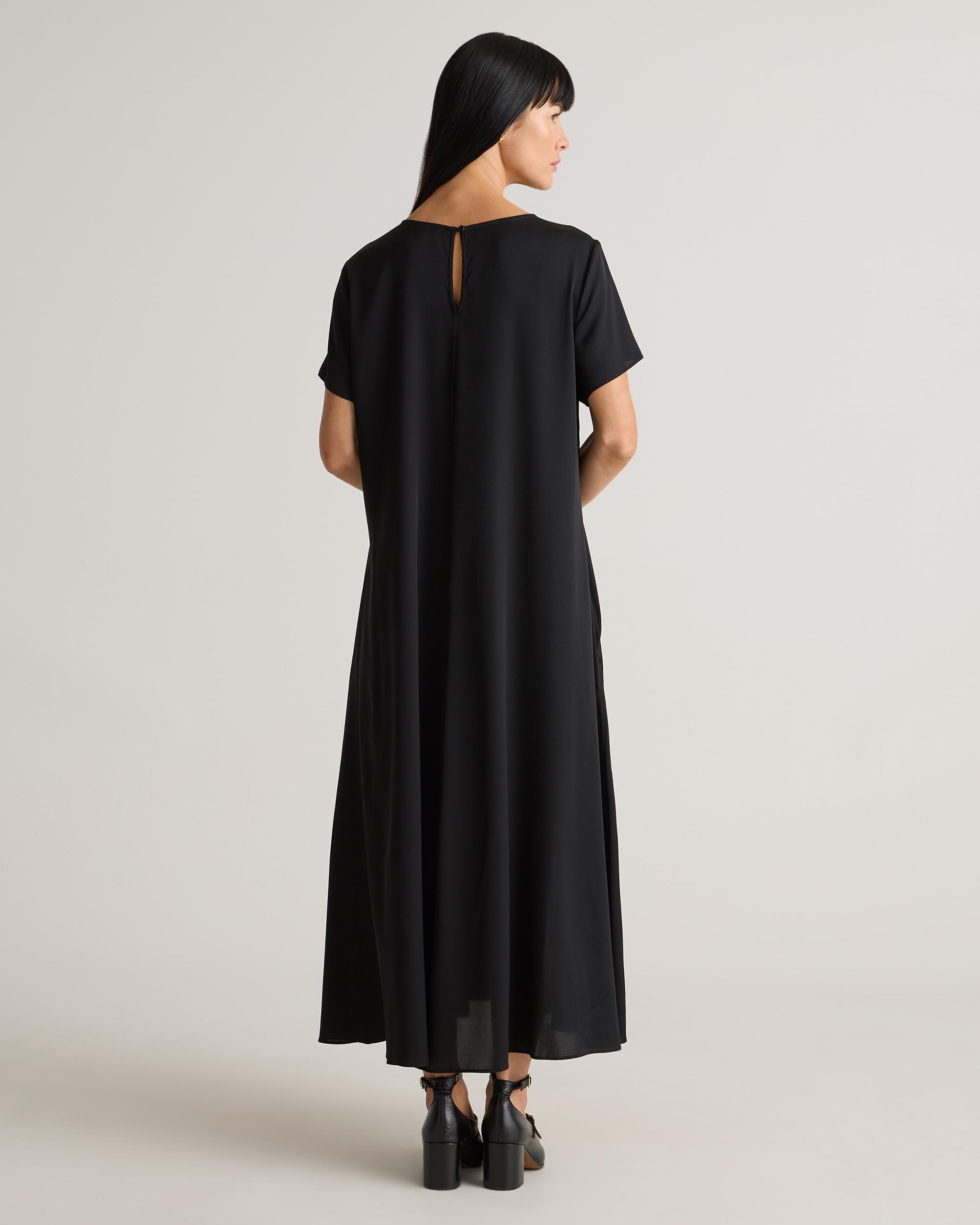 Quince | Women's Washable Stretch Silk Voluminous Maxi Dress Product Image