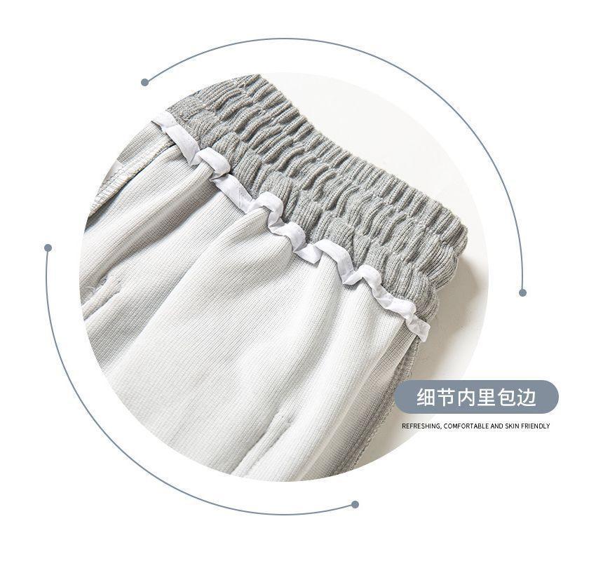 High Waist Plain Drawstring Harem Sweatpants (Various Designs) Product Image