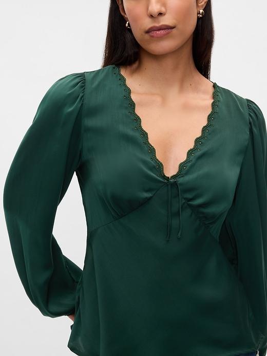 Satin Empire Top Product Image
