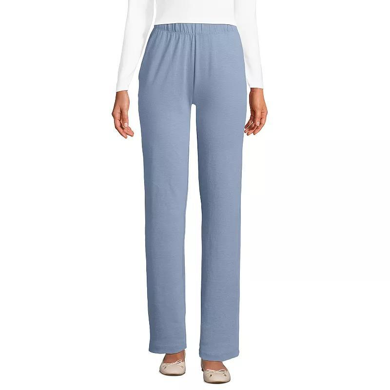 Womens Lands End Sport Knit High Waist Pants Product Image