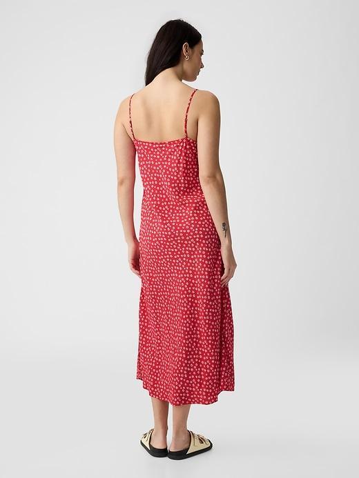 Satin Midi Dress Product Image