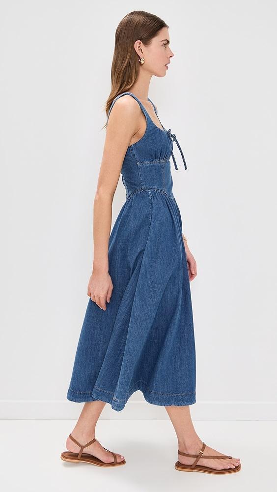 Reformation Balia Denim Midi Dress | Shopbop Product Image