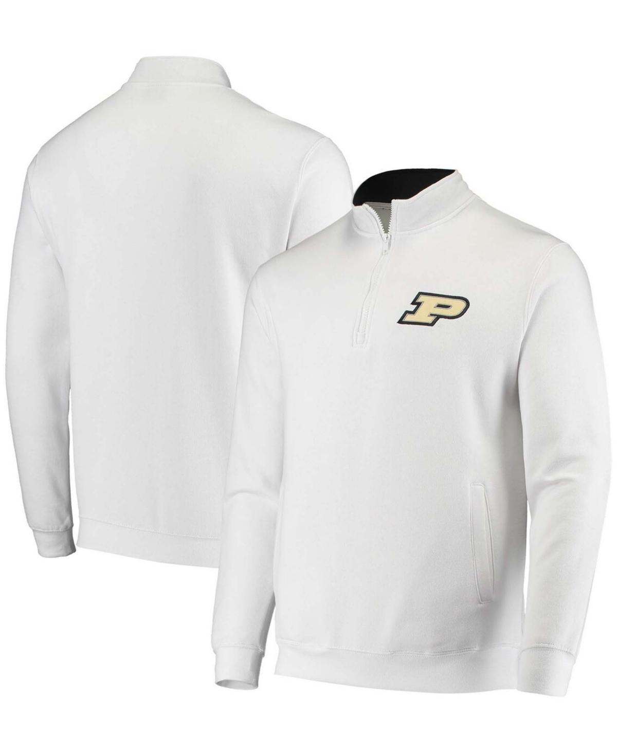 Men's Colosseum White Purdue Boilermakers Tortugas Logo Quarter-Zip Jacket, Size: XL Product Image