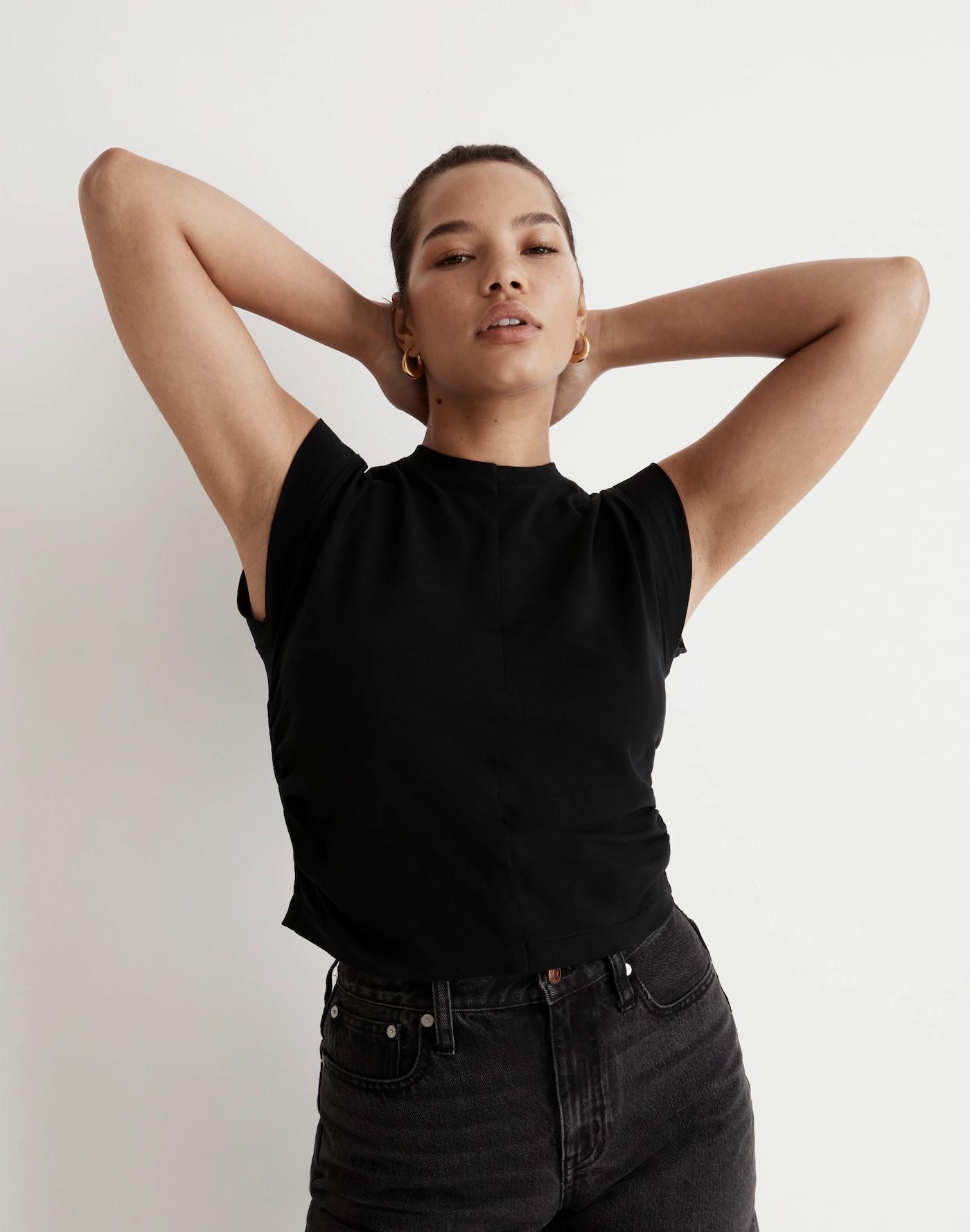 Side-Cinch Muscle Tee Product Image