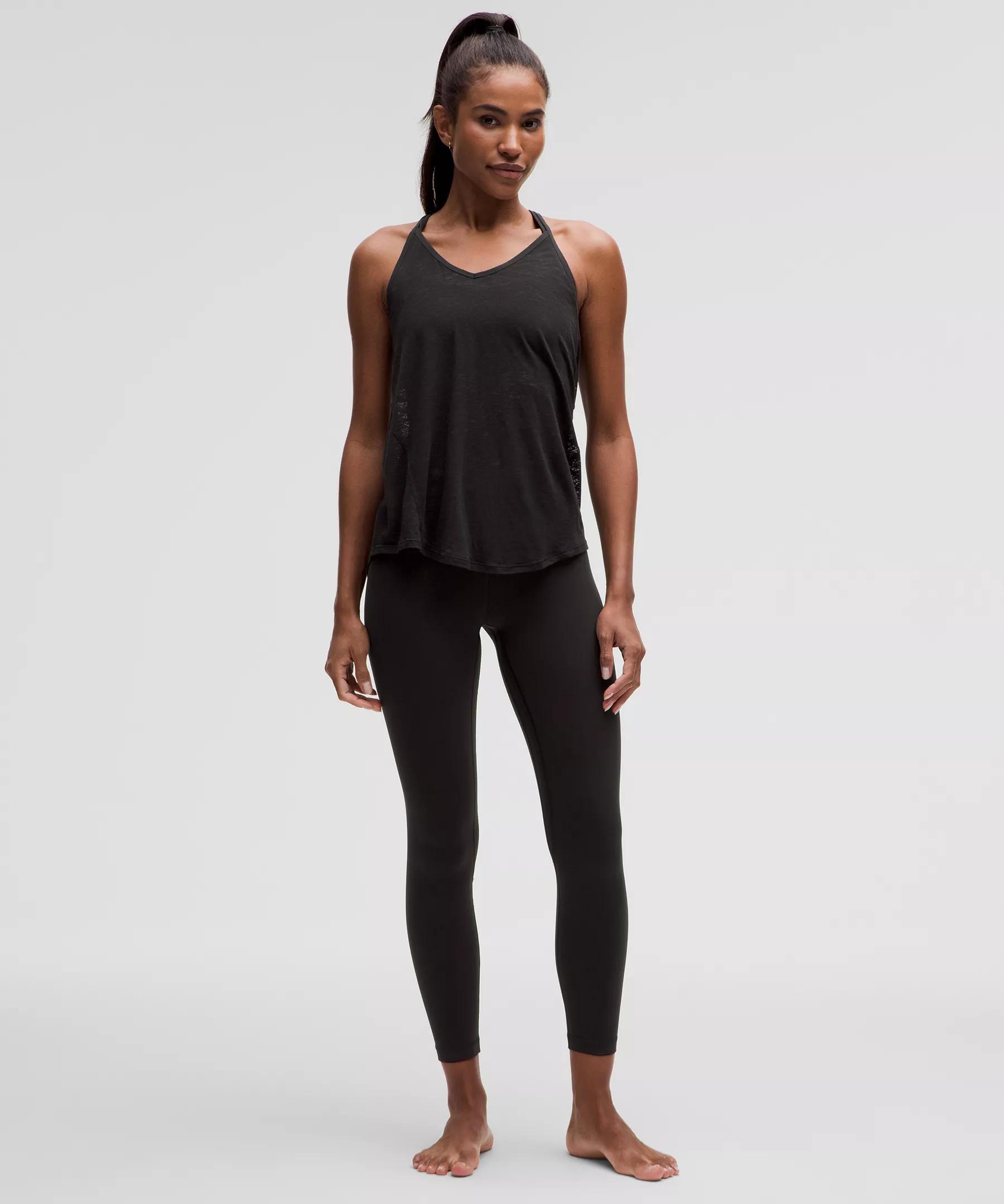 Tie-Back Lightweight Yoga Tank Top Product Image
