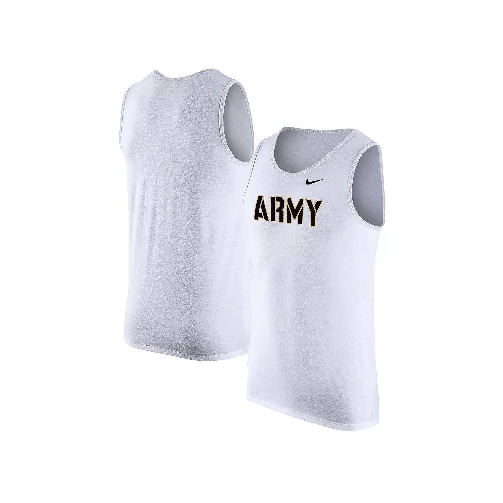Men's Nike White Army Black Knights Tank Top, Size: Small, Nc2 White Product Image