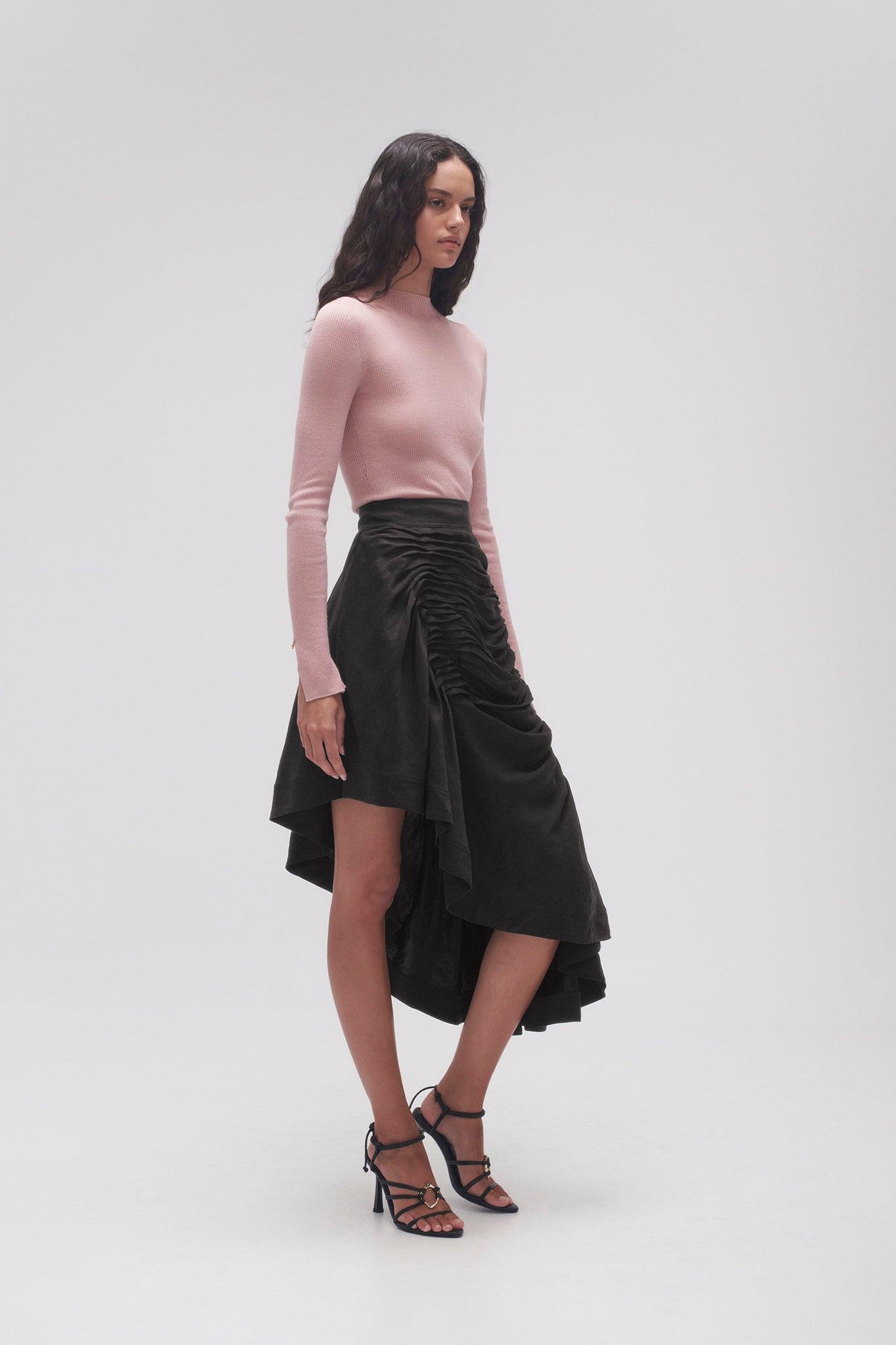 Memoir Asymmetric Midi Skirt Product Image