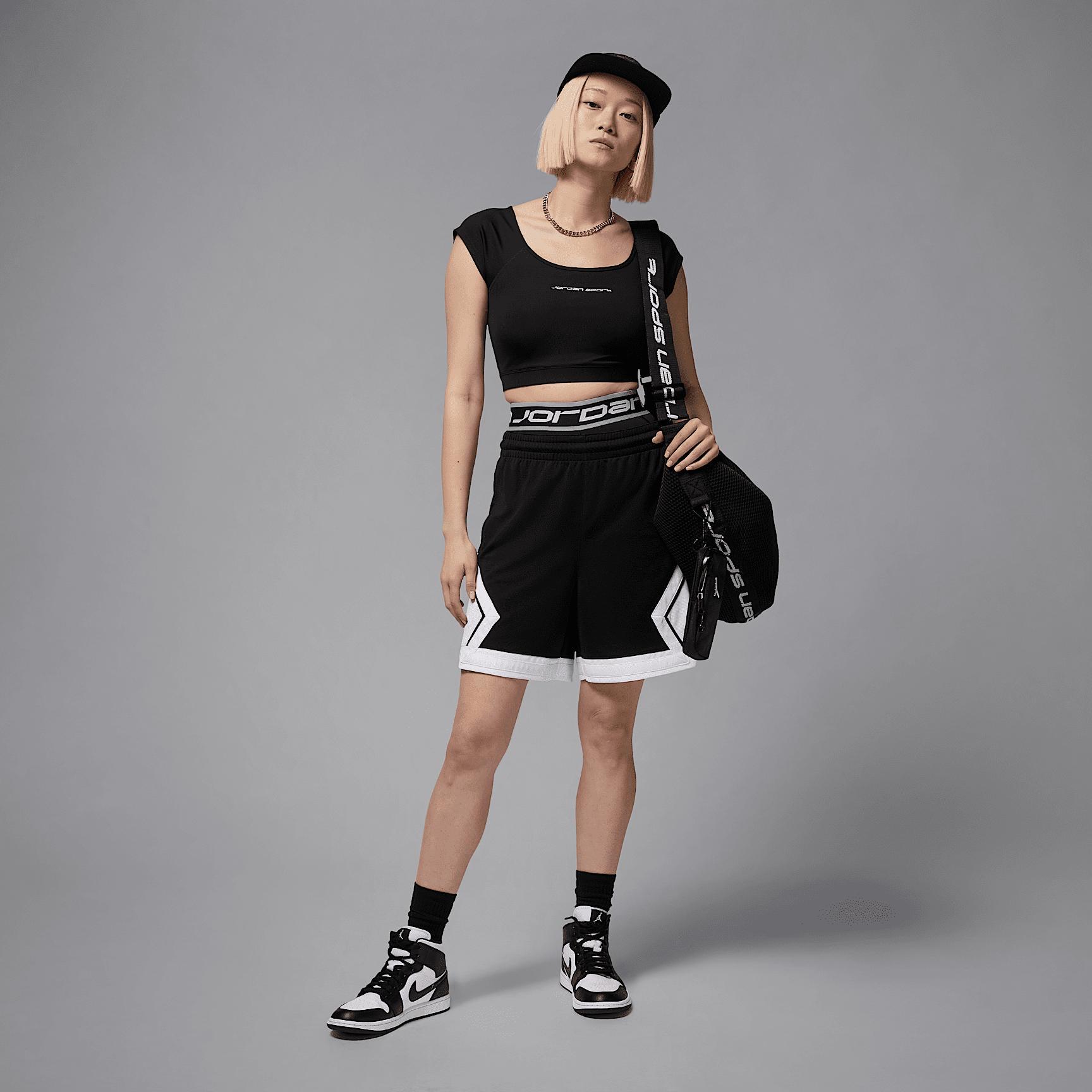 Jordan Sport Women's Short-Sleeve Knit Crop Top Product Image