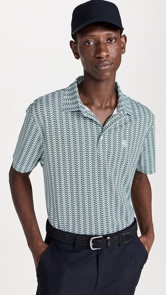 Quiet Golf Monogram Waves Polo | Shopbop Product Image