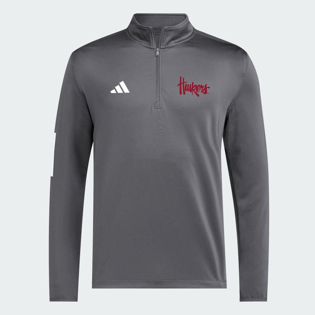 adidas St. Johns Half-Zip Golf Pullover Team Power Red 2XL Mens Product Image