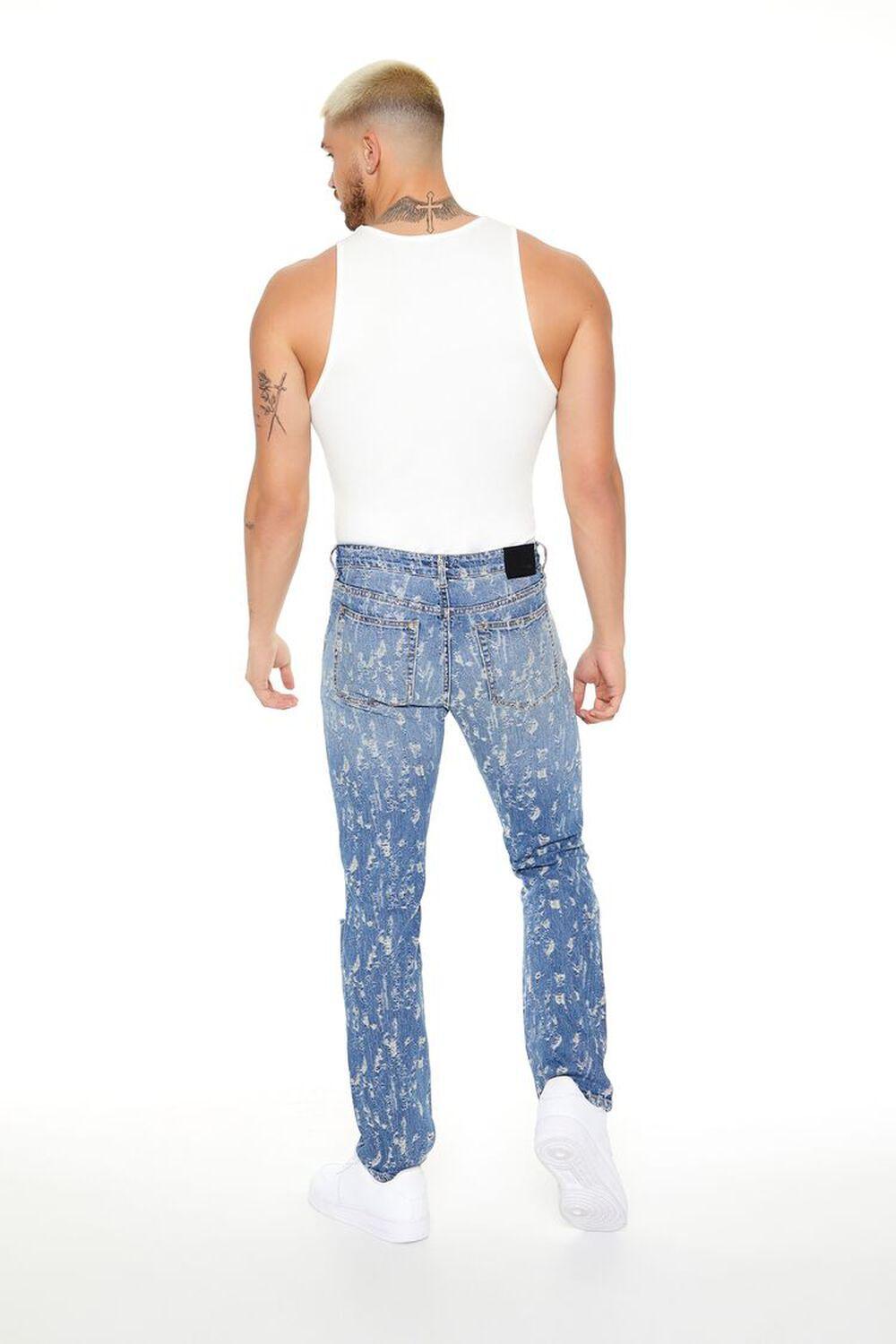 Destroyed Slim-Fit Jeans | Forever 21 Product Image