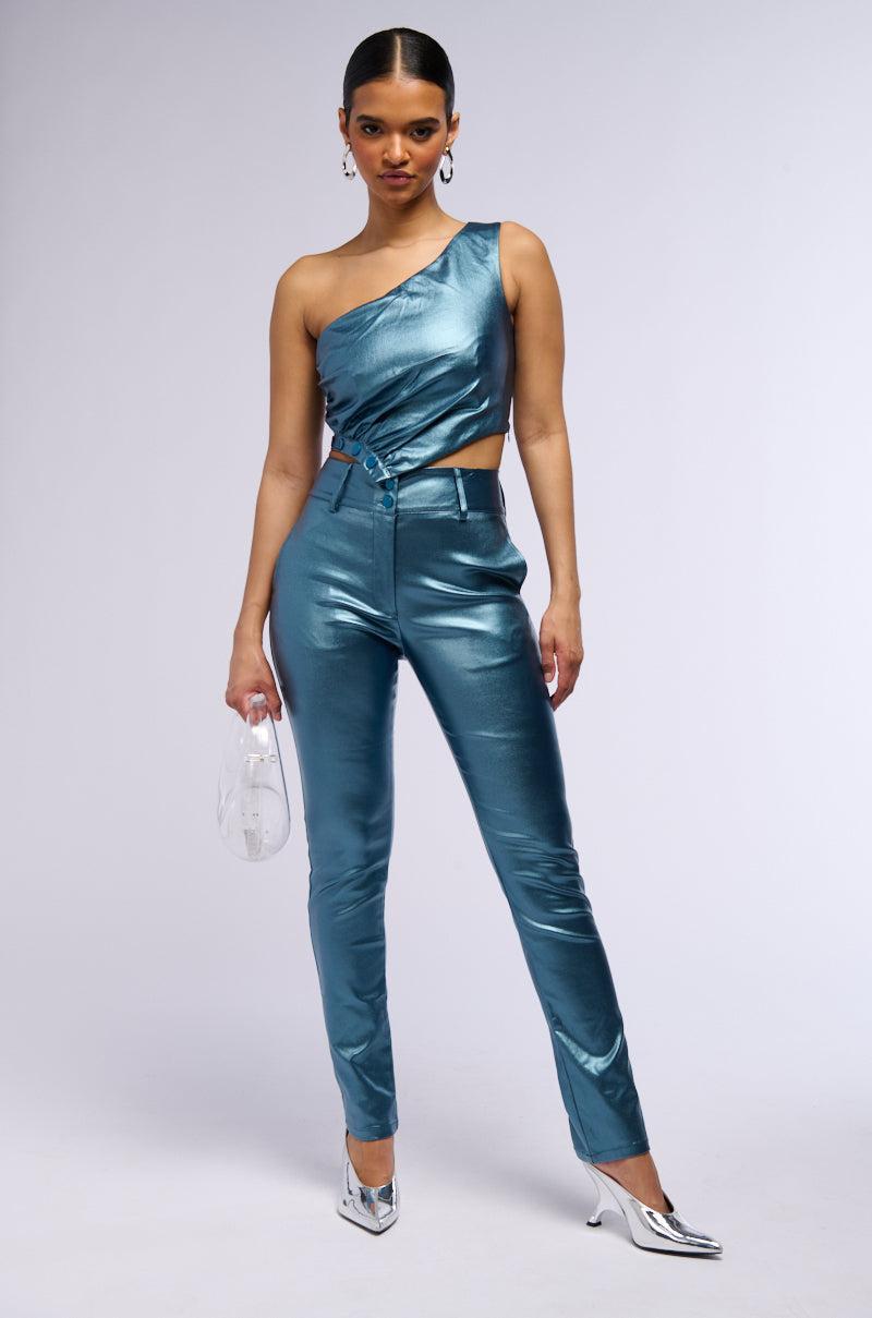 DISCO BABE ONE SHOULDER TOP Product Image