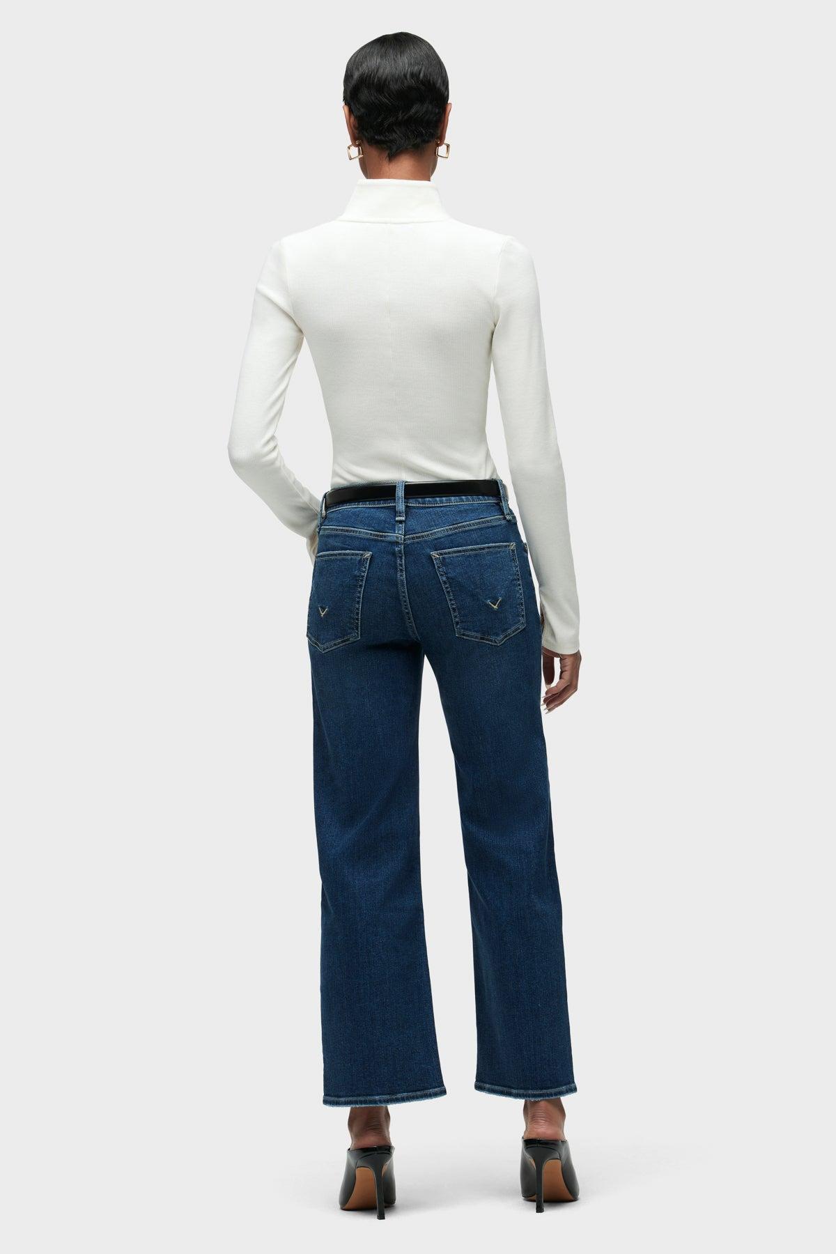 Rosie High-Rise Wide Leg Ankle Jean Female Product Image