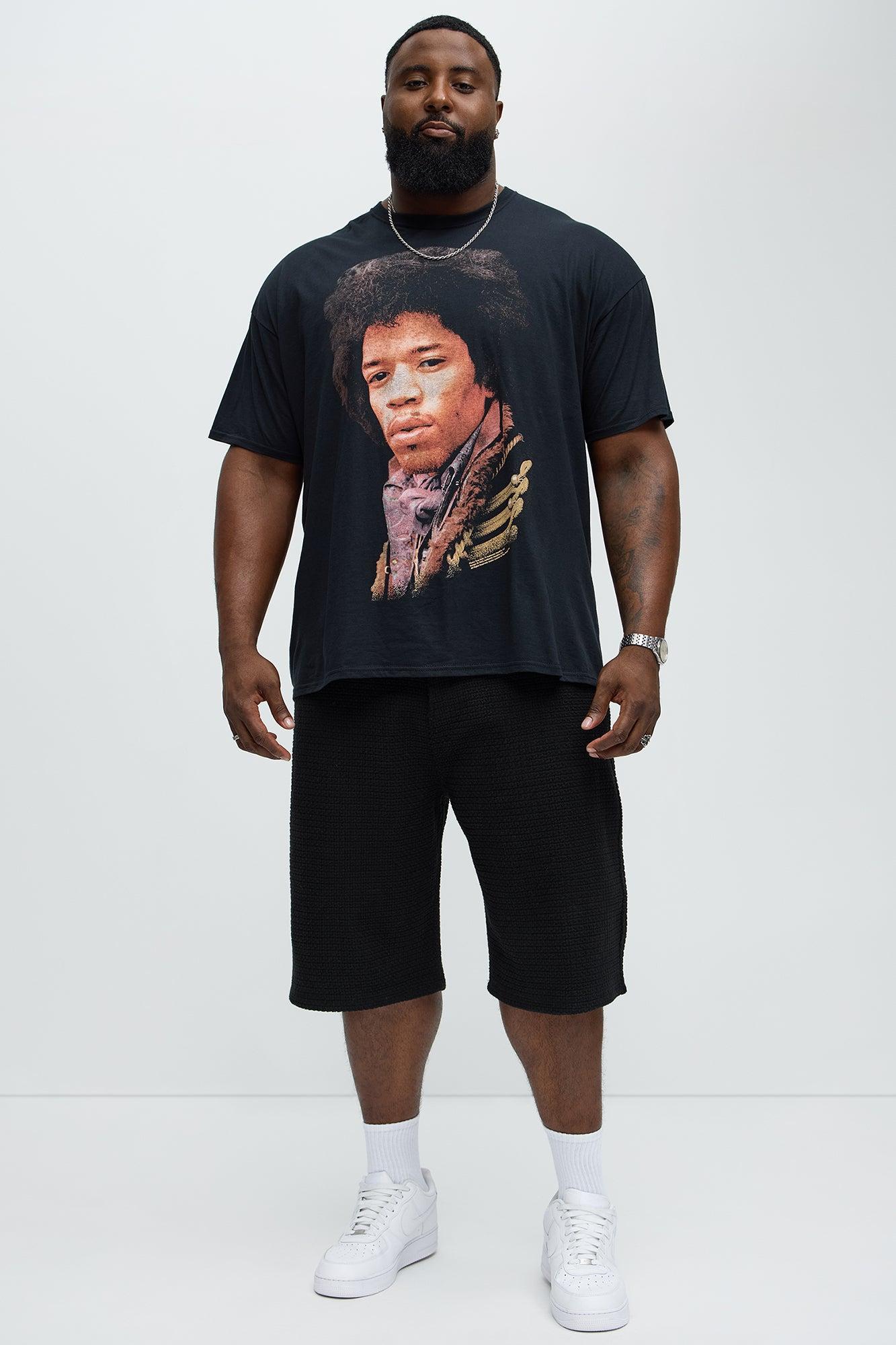 Jimi Hendrix Foxy Lady Short Sleeve Tee - Black Product Image