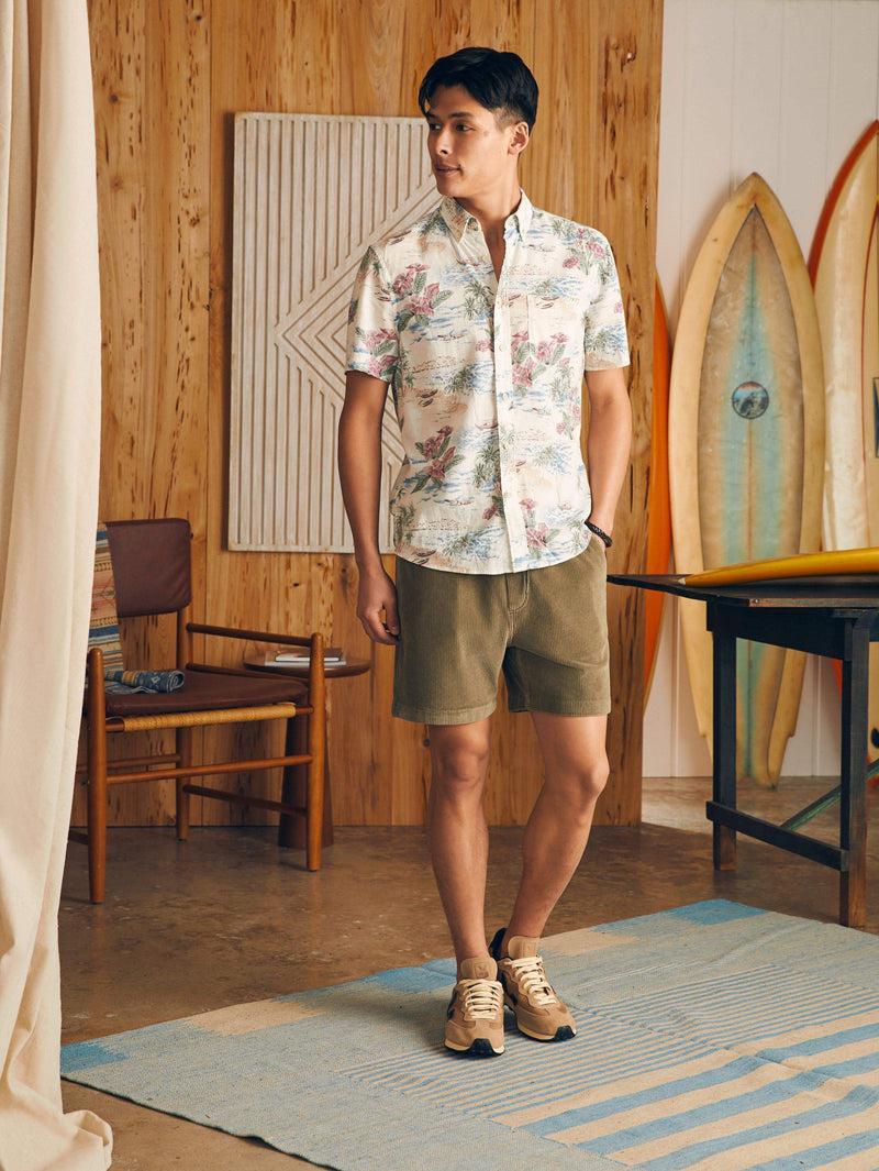 Short-Sleeve Breeze Shirt (Tall) - Molokai Scenic Tropical Product Image