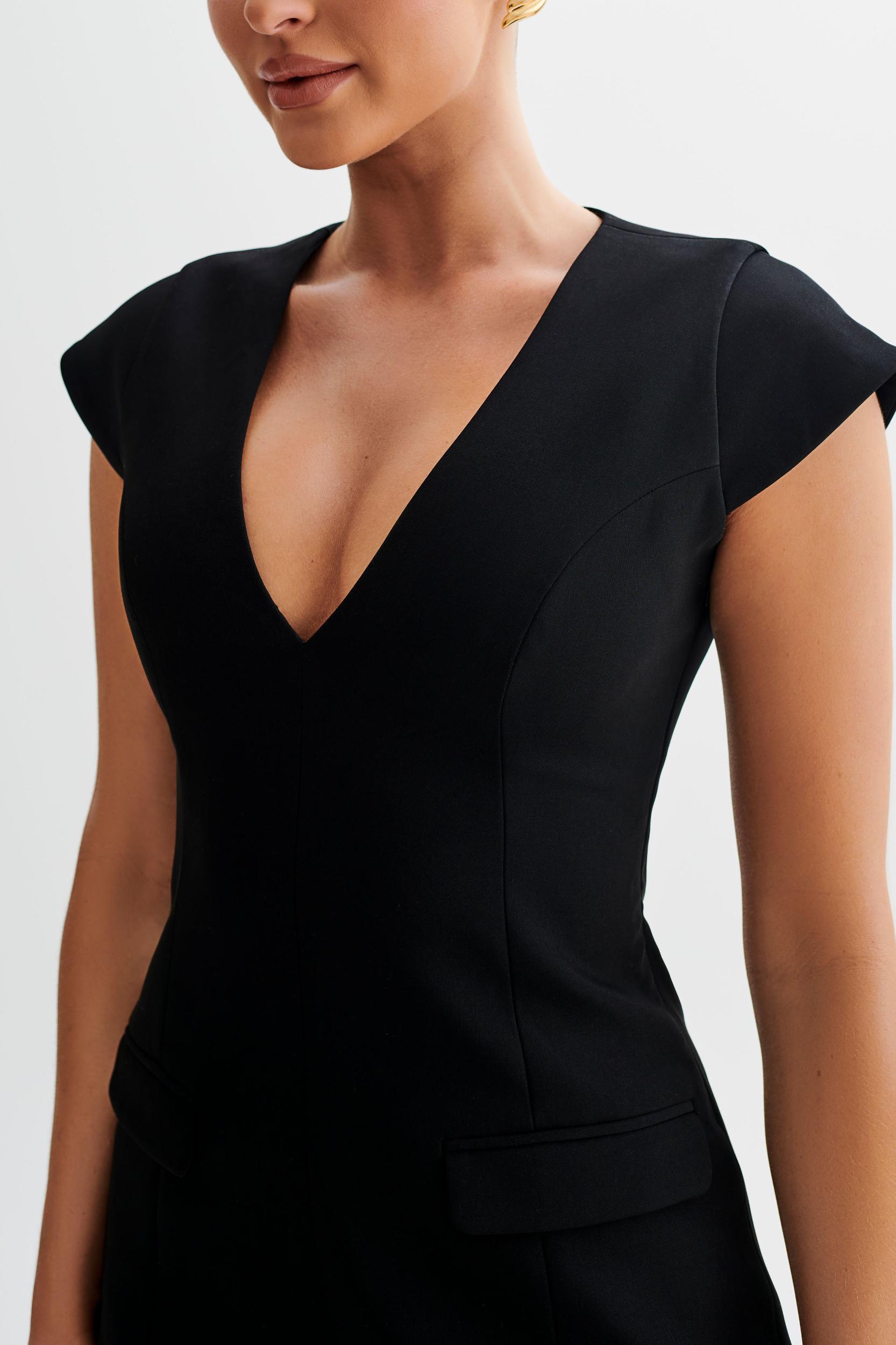 Kiernan Sleeveless Blazer Dress - Black Product Image