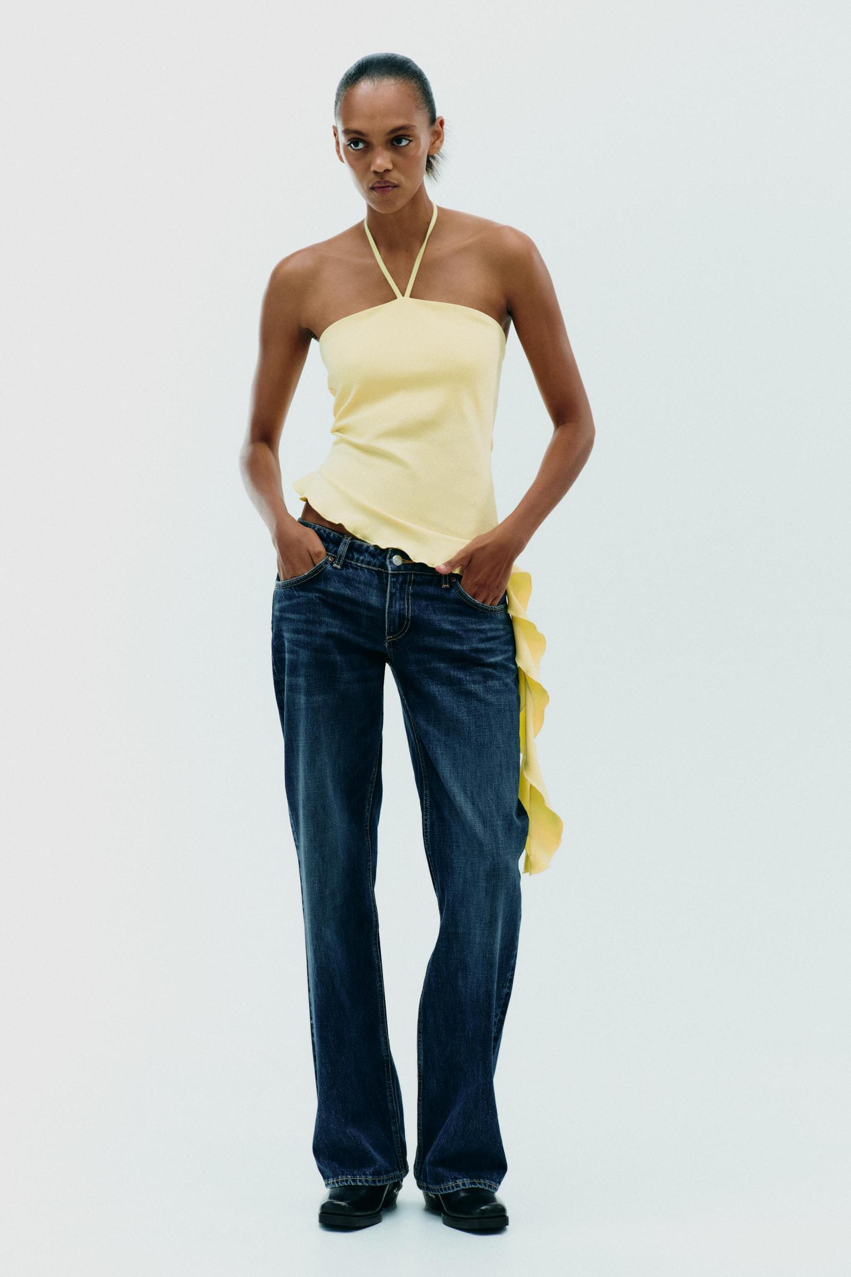 RUFFLED TEXTURED TOP Product Image