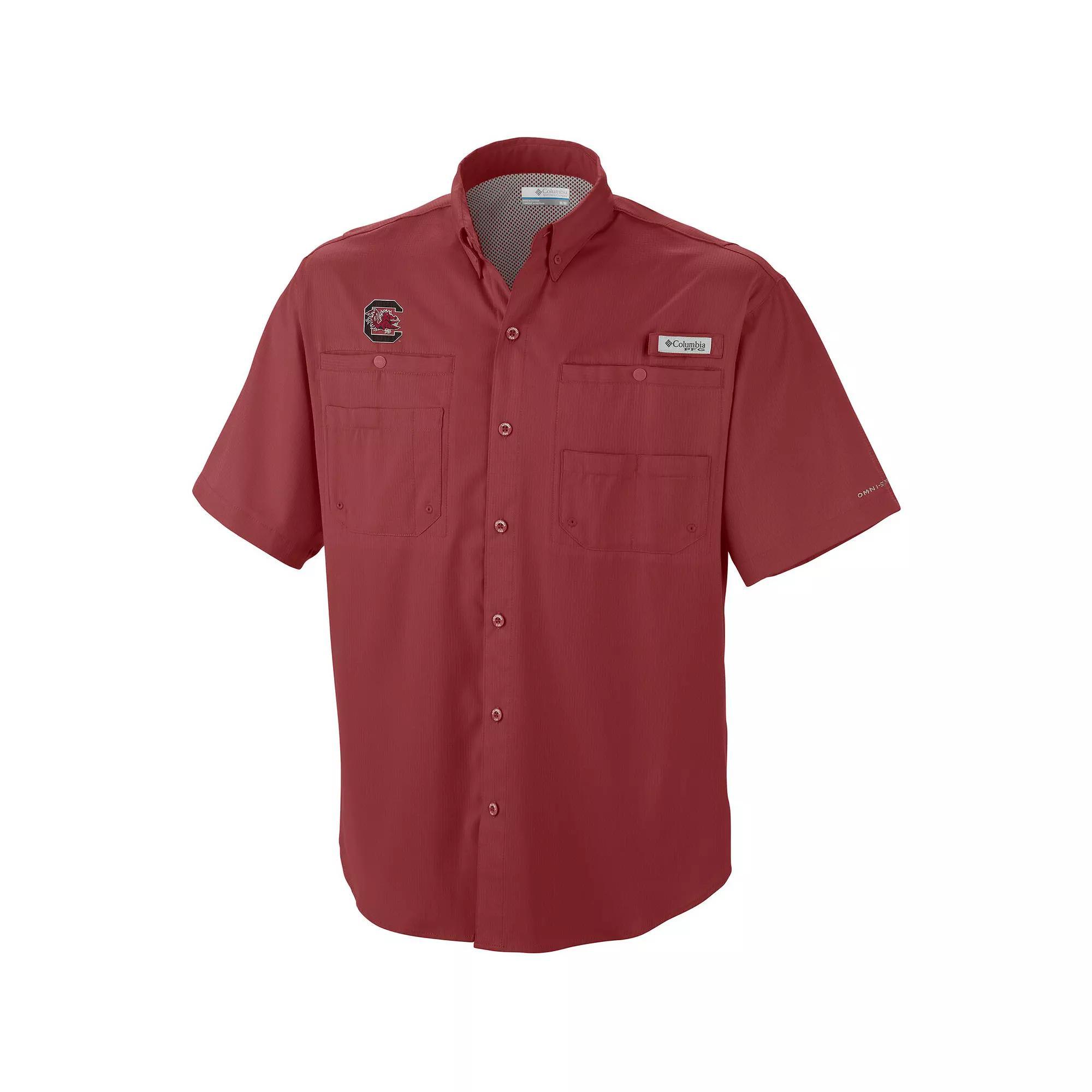 Mens Columbia Alabama Crimson Tide Big & Tall Collegiate Tamiami Button-Down Shirt Product Image