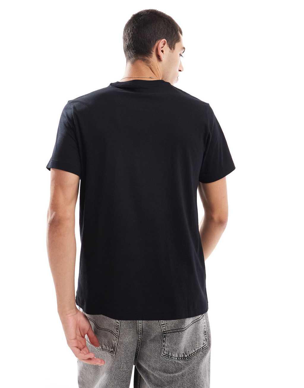 Polo Ralph Lauren lounge t-shirt in black with logo Product Image