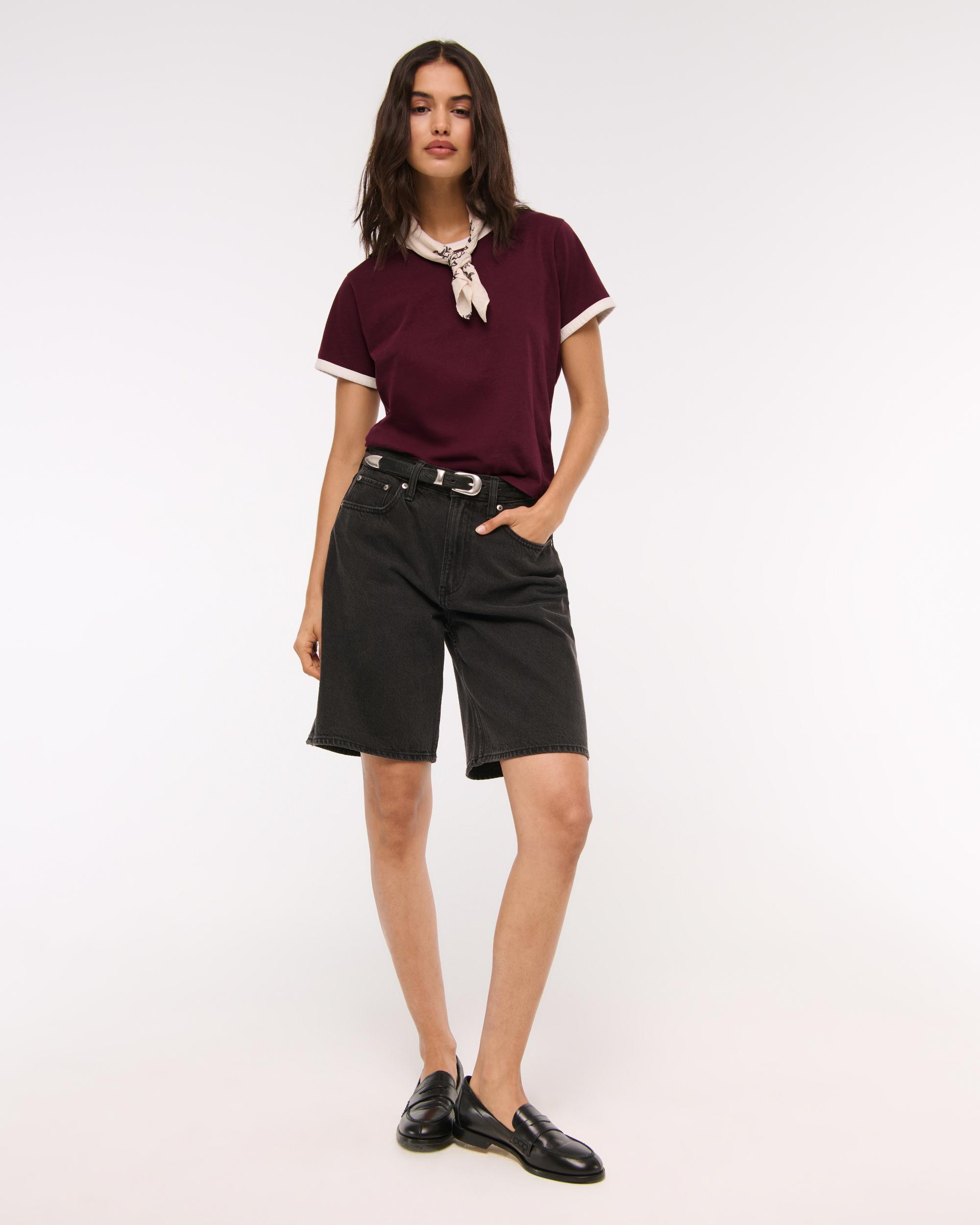 Essential Polished Body-Skimming Tee Product Image