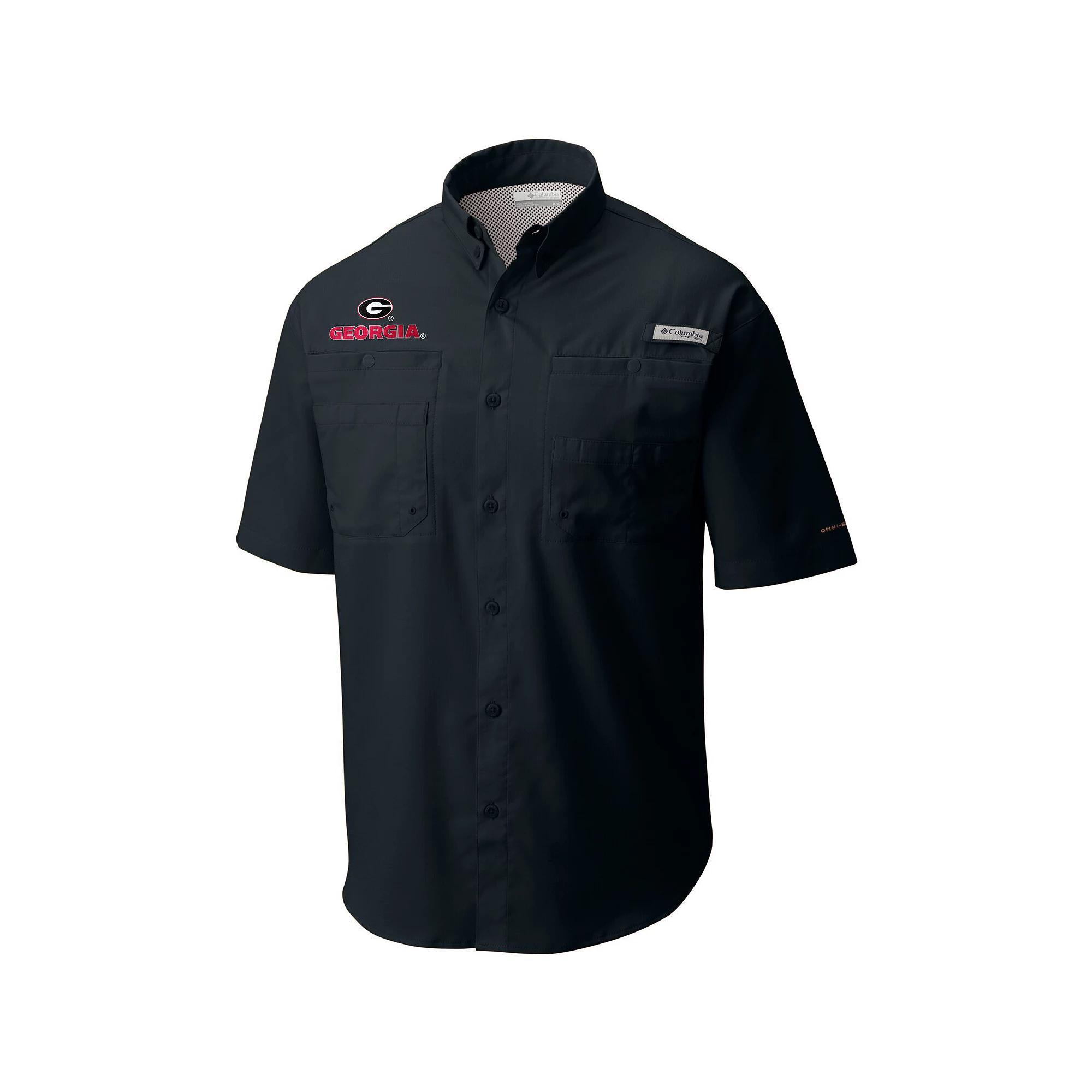Mens Columbia Georgia Bulldogs Big & Tall Collegiate Tamiami Button-Down Shirt Product Image