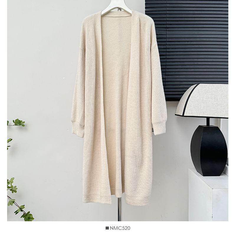 Oversized Open-Front Cardigan in 6 Colors Product Image