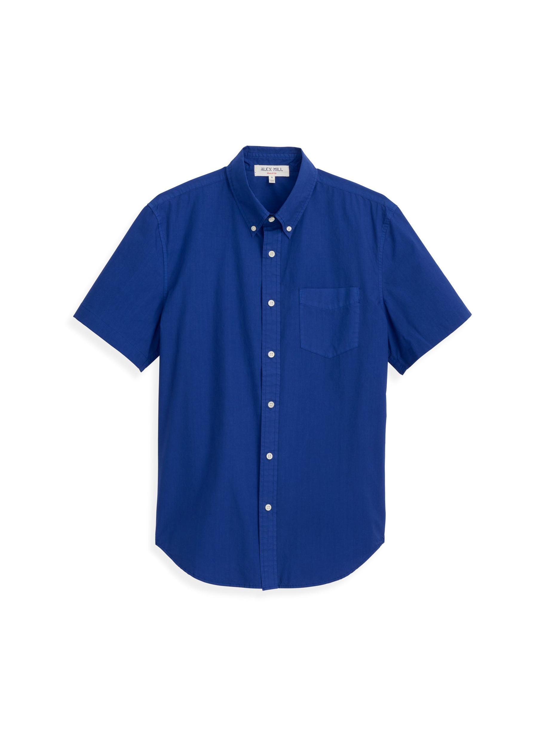 Short Sleeve Mill Shirt in Cotton Product Image