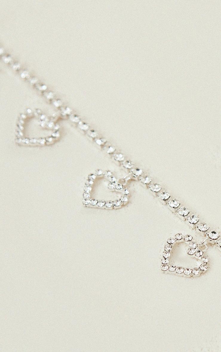 Silver Diamante Charm Belly Chain Product Image