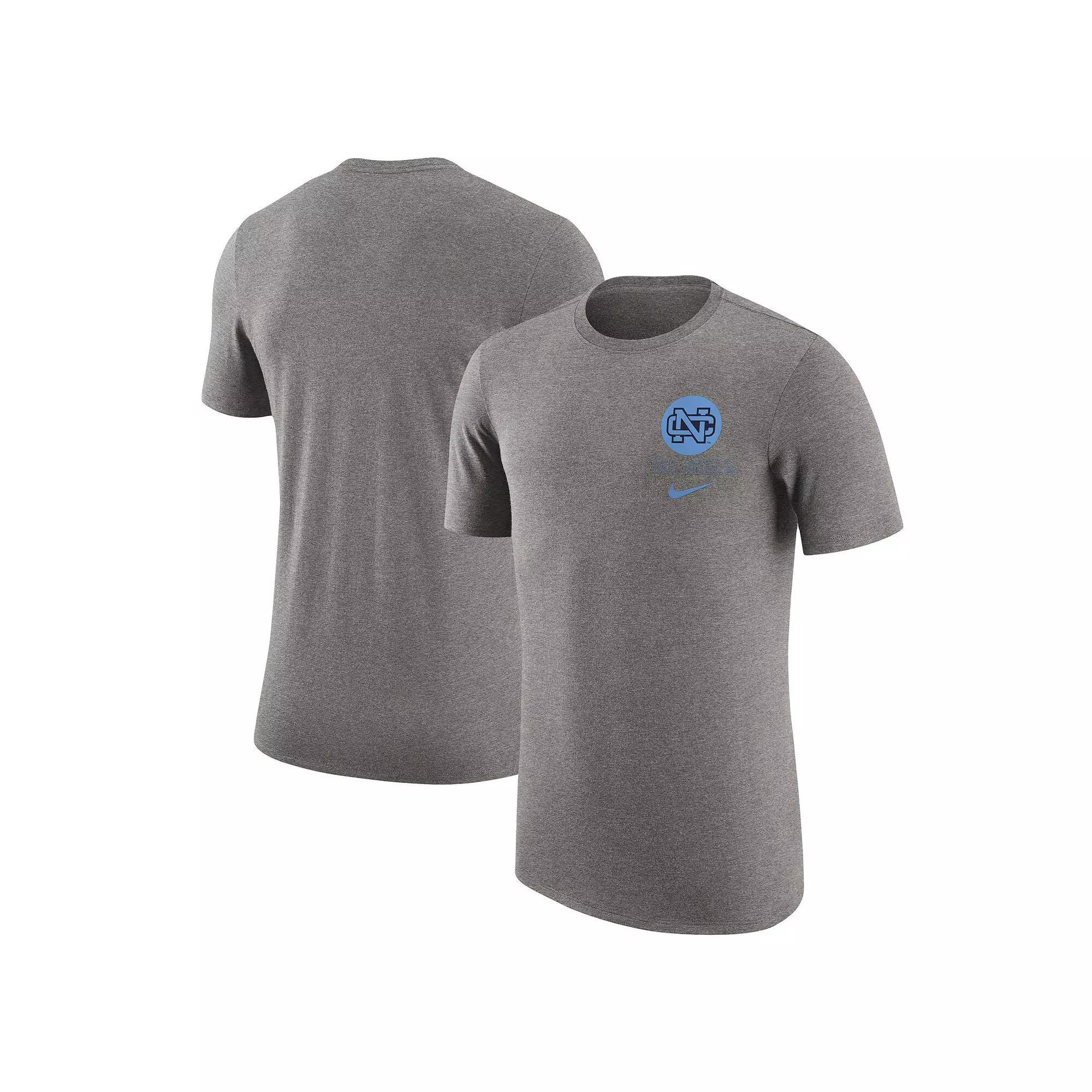 Men's Nike Heather Gray Tennessee Volunteers Retro Tri-Blend T-Shirt, Size: Medium, Grey Product Image