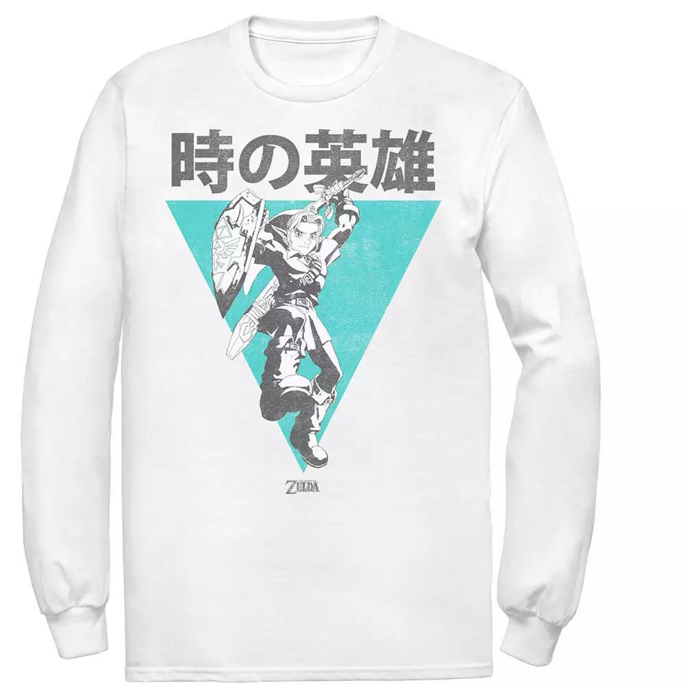 Men's Nintendo Hero Of Time Gaming Tee, Size: Medium, White Product Image