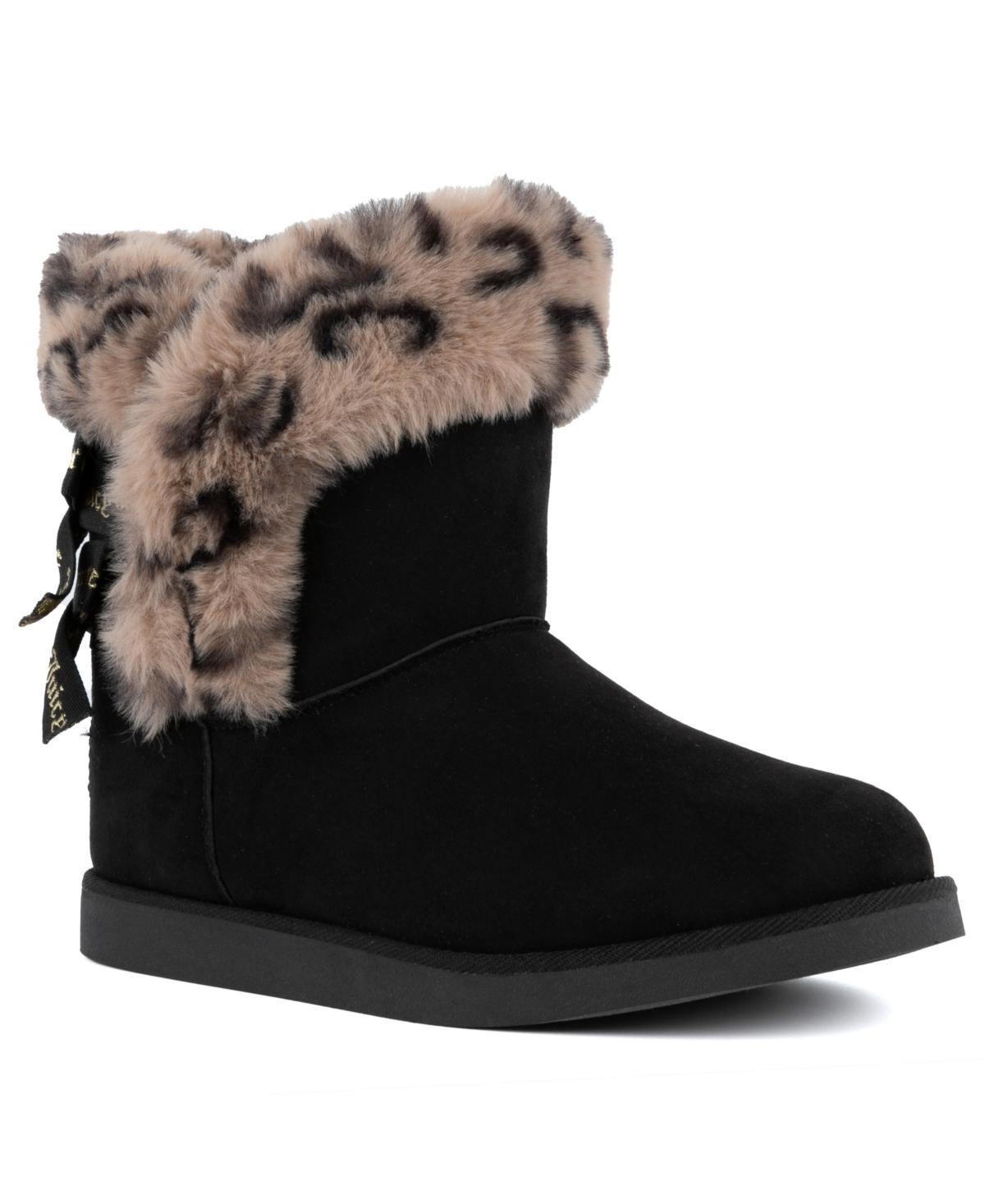 Juicy Couture King 2 Women's Cold Weather Boots, Size: 7, Black Leopard Product Image