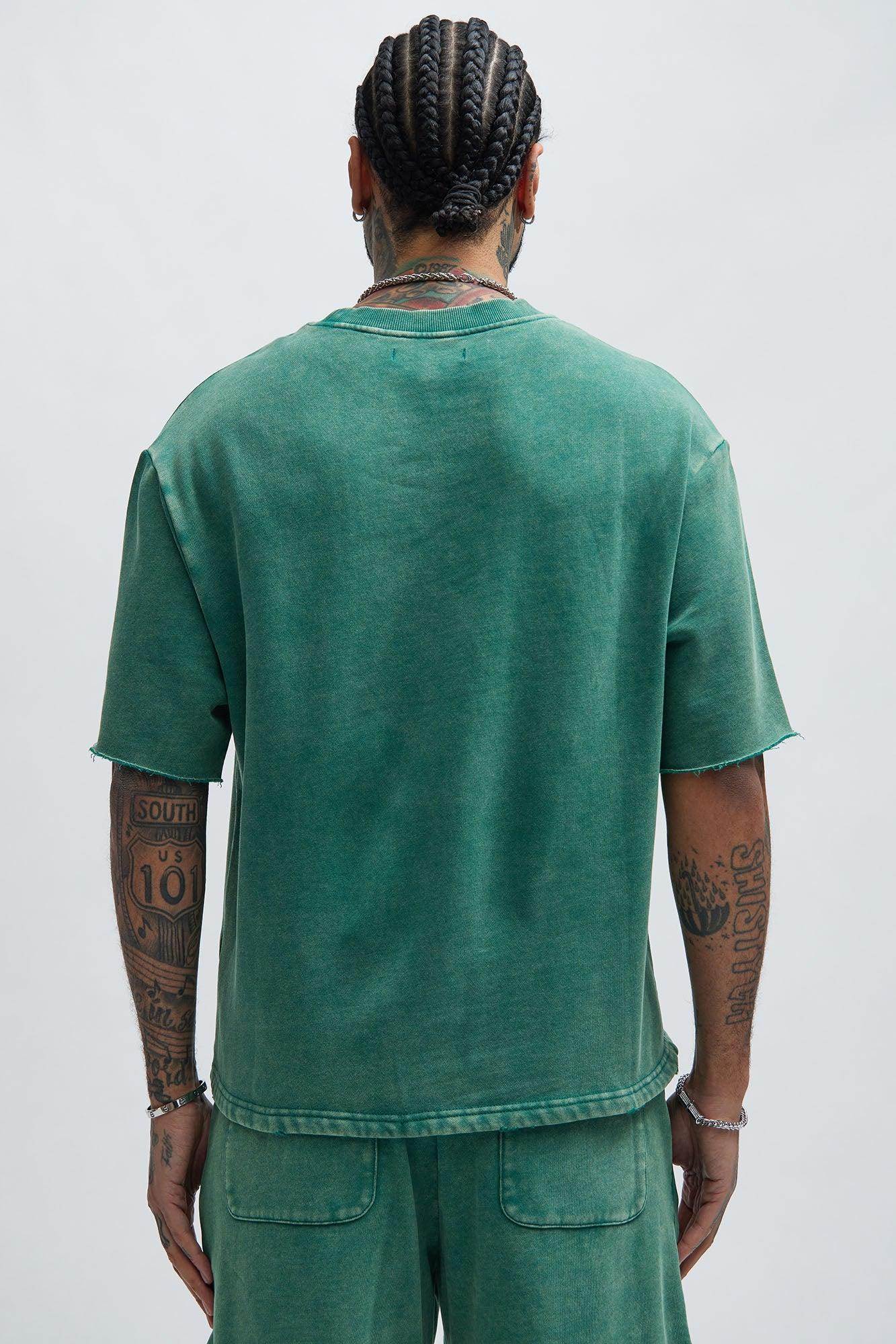 Tyson Heavy Wash Tee - Green Product Image