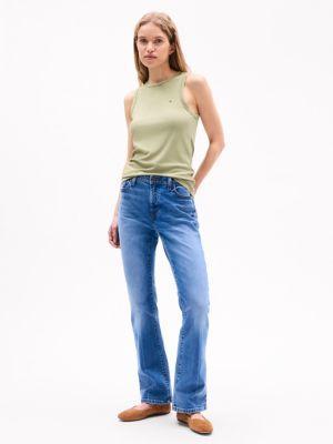 Slim Fit Stretch-Rib Tank Top Product Image